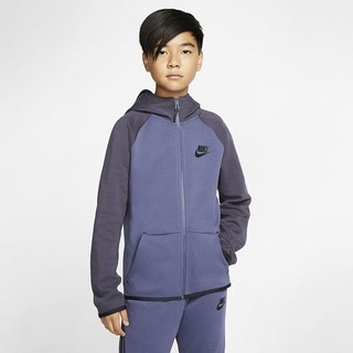 Jachete Nike Sportswear Tech Fleece Full-Zip Baieti Violet Negrii | HRQO-89145